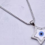 Silver Evil Eye Chain pendant