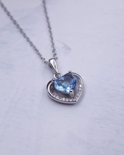 Chain with Heart-Shaped Pendant