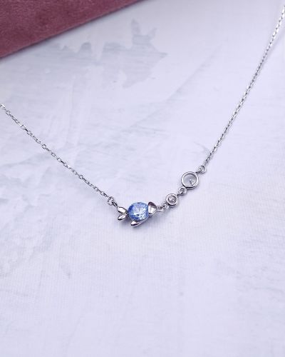 Silver Delicate Fish Style chain