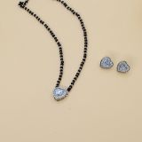 Heart Design Mangalsutra with Top