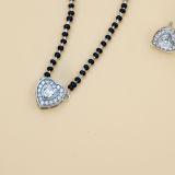 Heart Design Mangalsutra with Top