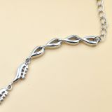 Silver C.Z Bracelet