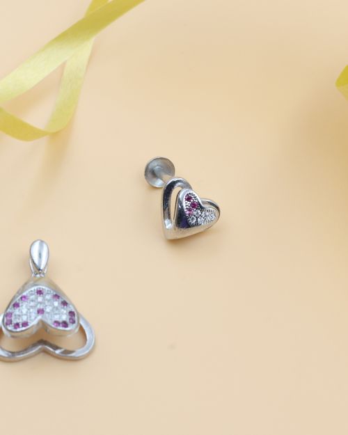 Heart Style Pendant Set