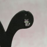 Baby Cat Pendant Chain with Earrings