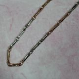 Elegant Silver 925 Chain with Rose Gold Plating